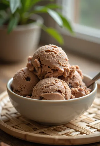 Kem Aero tại nhà với các miếng sô cô la xốp