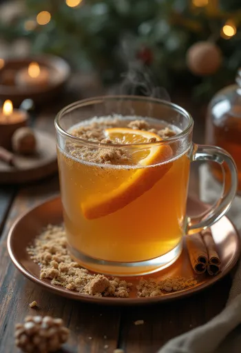 Cider nhục đậu khấu trong cốc