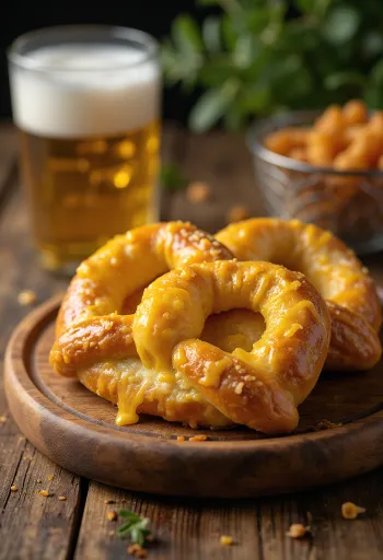 Bánh quy xoắn Cheddar mới nướng