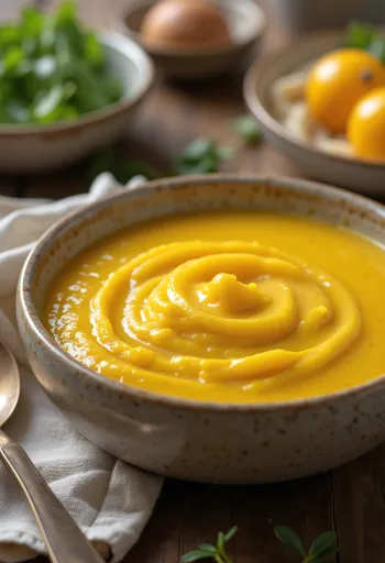 Sốt trái cây cà ri được bày ra