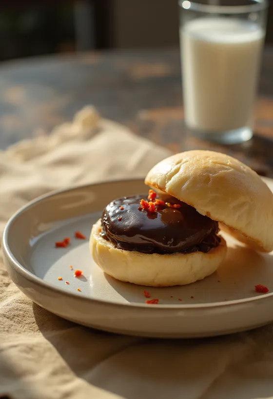 Bánh bao socola ớt đã bày biện