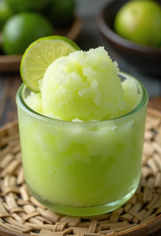 Ly đá bào Daiquiri chanh xanh mát lạnh