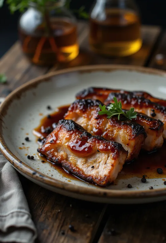 Thịt ba chỉ nướng BBQ