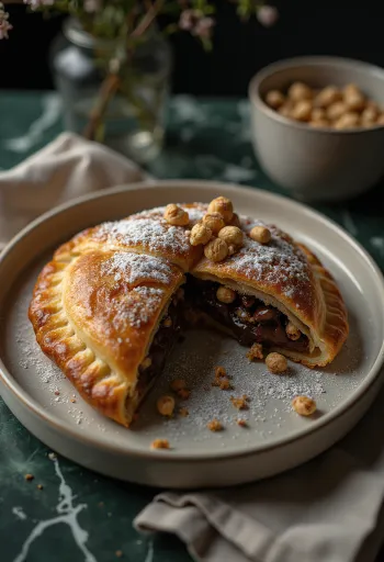 Calzone socola ngọt mới nướng