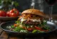 Burger phô mai xanh sang trọng