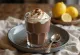 Mousse socola chanh trong ly