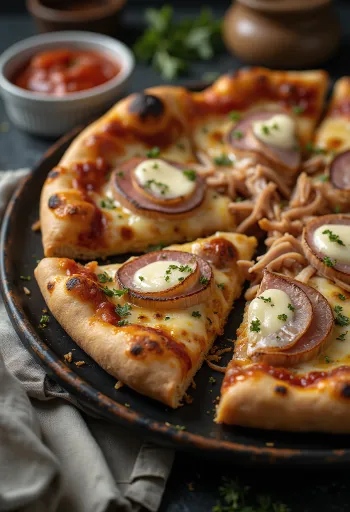 Pizza Cubana được phục vụ