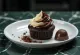 Bánh cupcake sô cô la bạc hà được bày biện