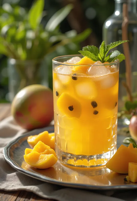 Cider xoài và chanh dây mới phục vụ