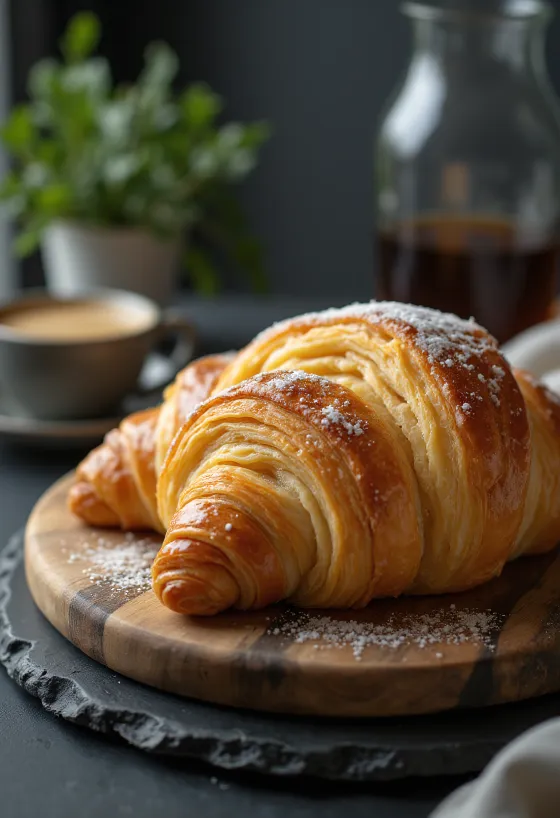 Croissant khổng lồ mới nướng