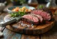 Picanha phục vụ với rau củ nướng
